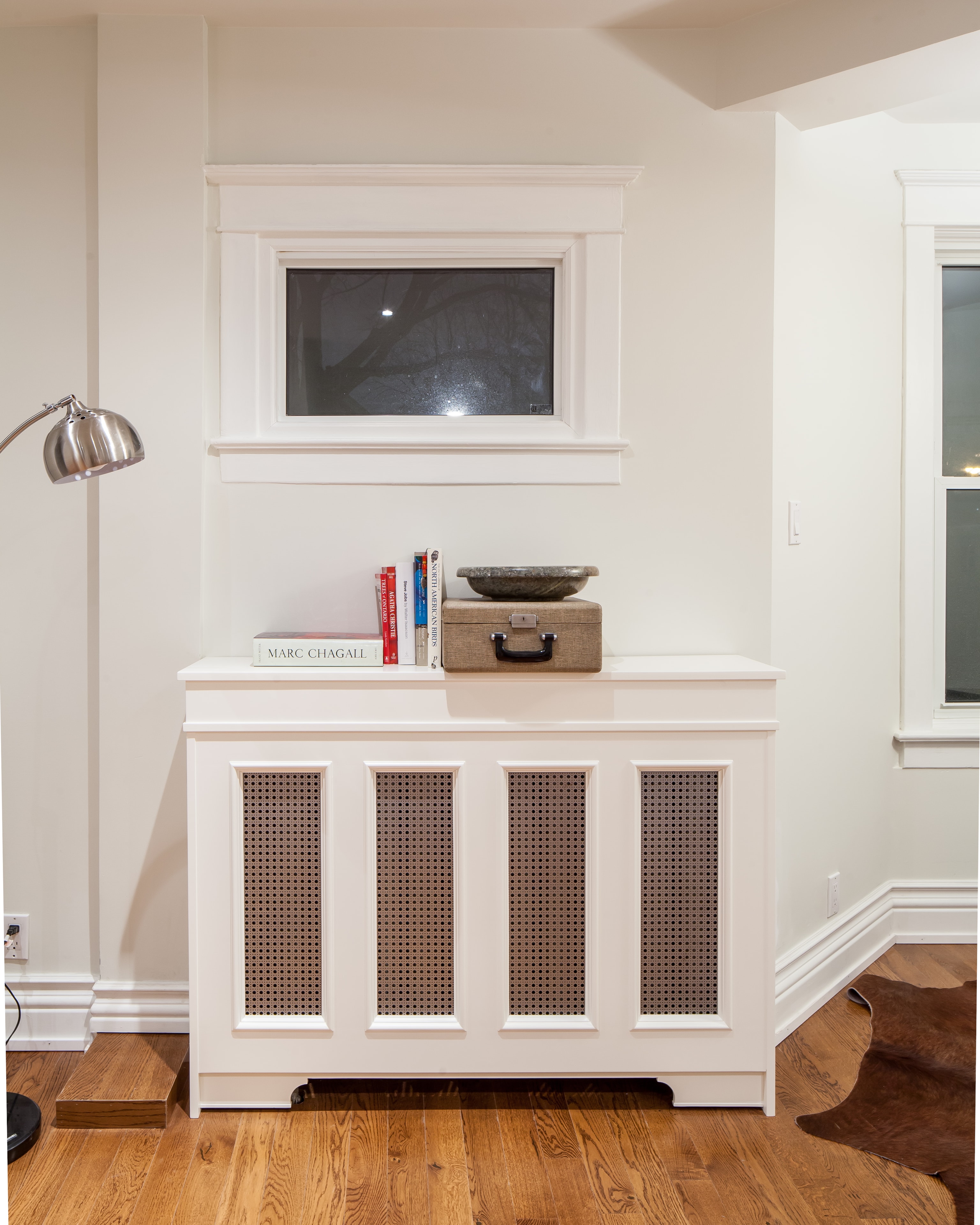 Custom radiator cover — living space