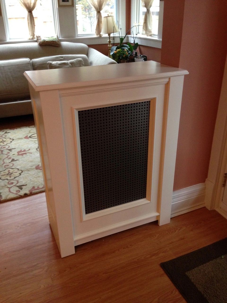 Radiator cover installation